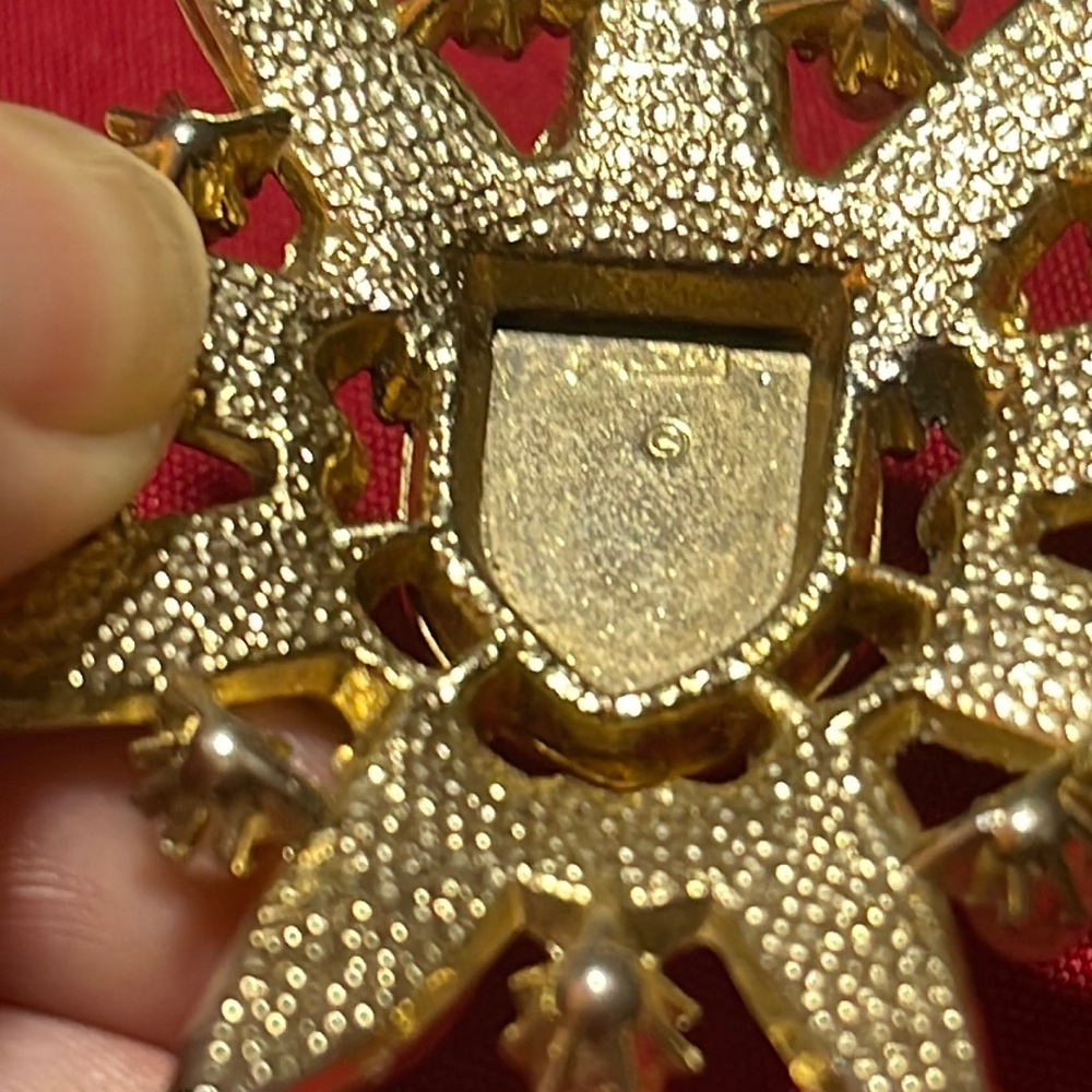 Vintage Coro Pendant, Griffin Crest Star, 1950s, Mid Century Designer - Picture 4 of 5